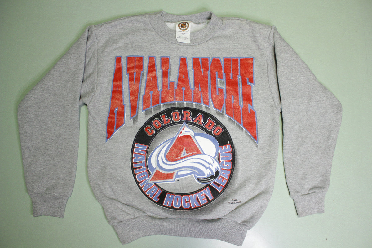 Avalanche Colorado National Hockey League Vintage Team Glasgow Sweatshirt