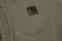 Carhartt V13 SDL Sherpa Lined Work Vest Men's XXL Slightly Distressed Faded Brown
