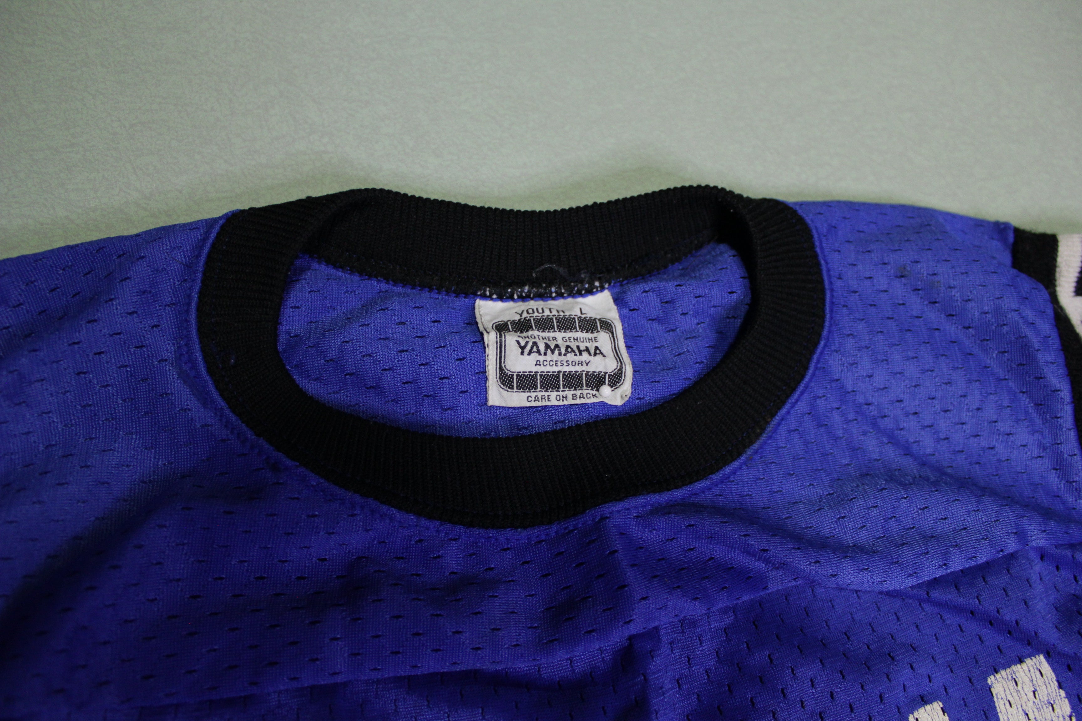 Yamaha Mesh Jersey Shirt Vintage 80's Motocross Dirt Bike