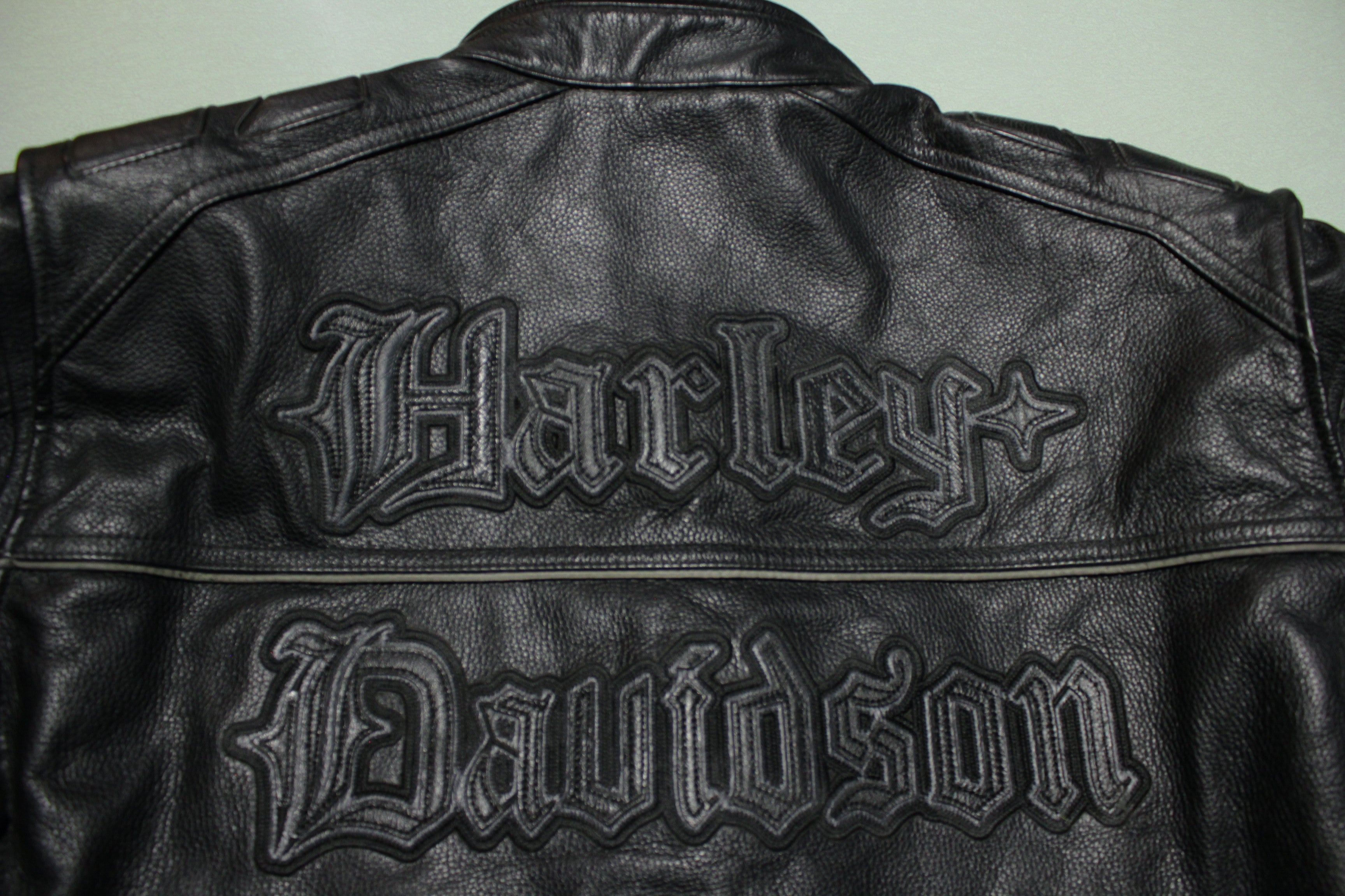 Authentic harley davidson leather clearance jacket