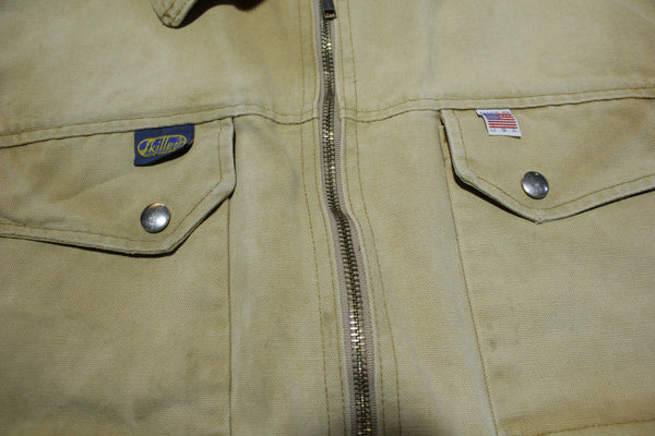 Skillers Made in USA 70s 80s Matti Viio Brown Duck Canvas 4 Pocket Work Jacket