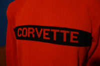 Corvette 3 Strikes Red Black 80s 1985 Vintage Sports Car Sweater New NWOT