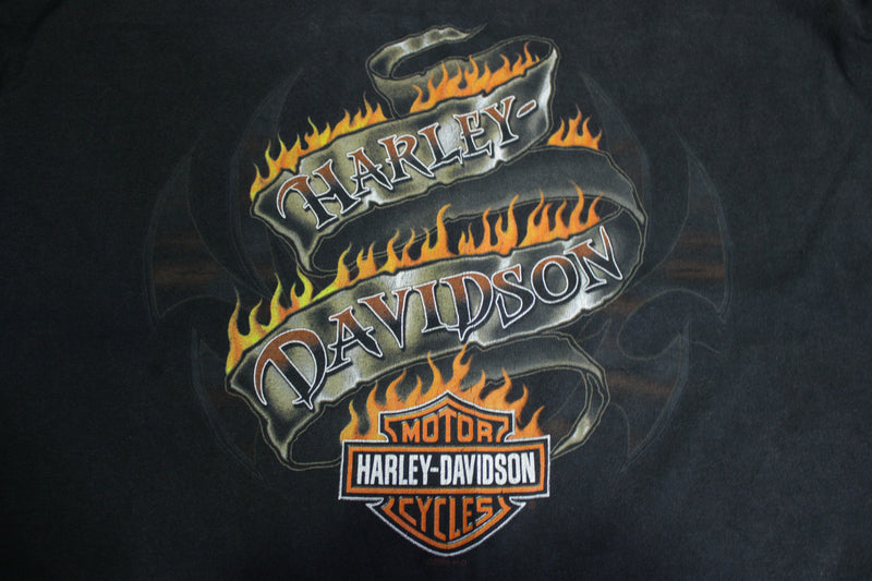 Harley Davidson Vintage 2006 Rough Riders Long Sleeve Made in USA Mand ...