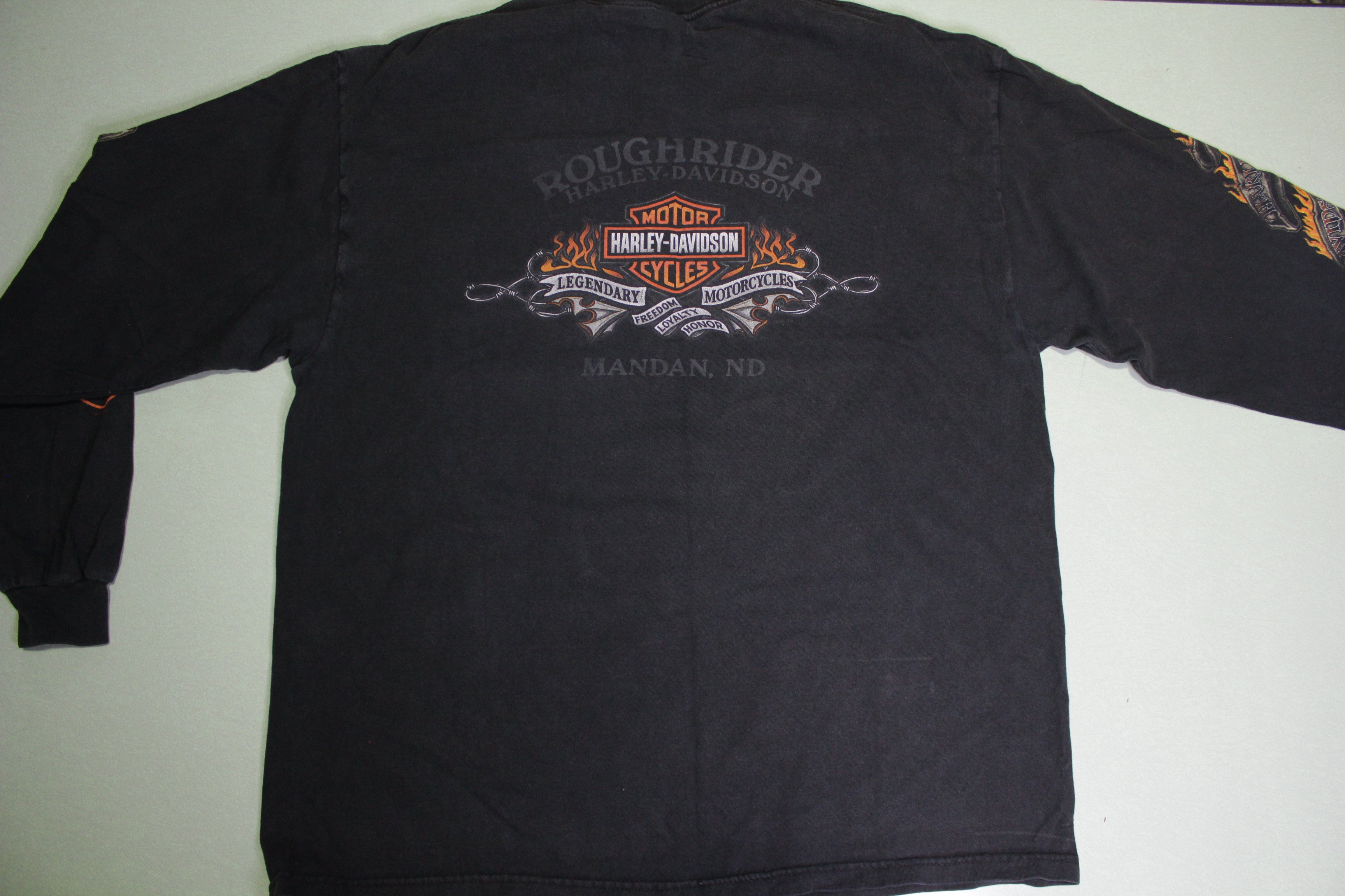 Harley Davidson Vintage 2006 Rough Riders Long Sleeve Made