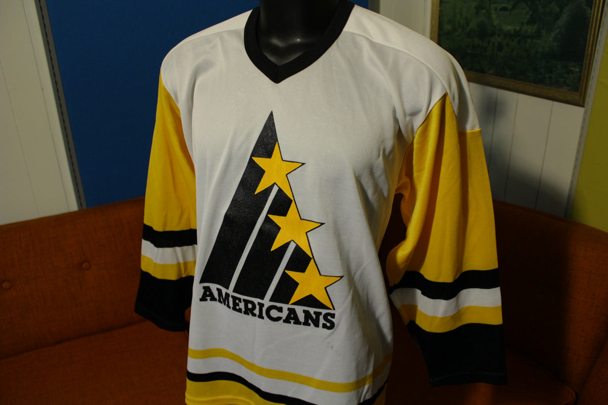 Tri-City Americans Vintage 1980's Practice Jersey. Original Authentic Logo! VERY RARE