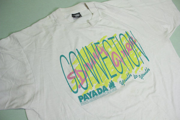 Youth Drug Free Connection Vintage 90's Distressed Screen Stars T-Shirt