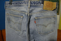 90s Levis 501 Button Fly Jeans. Vintage Grunge Punk Made in USA 501xx 34x28