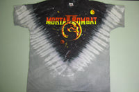Mortal Kombat II Vintage 90's Tie Dye FOTL Single Stitch Midway Video Game T-Shirt
