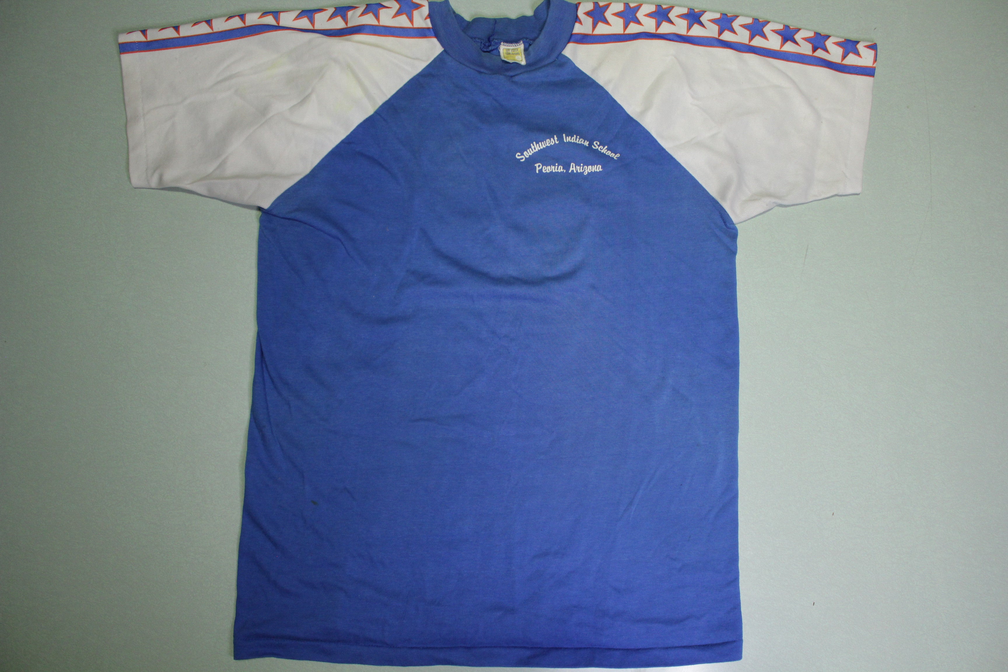 Southwest Indian School Peoria Arizona Chief Vintage 70's Velva
