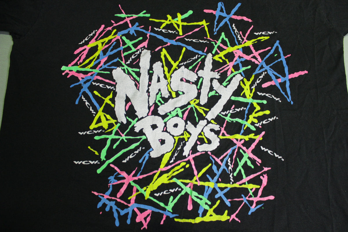 Nasty Boys Vintage WCW Single Stitch 90's Wrestling T-Shirt