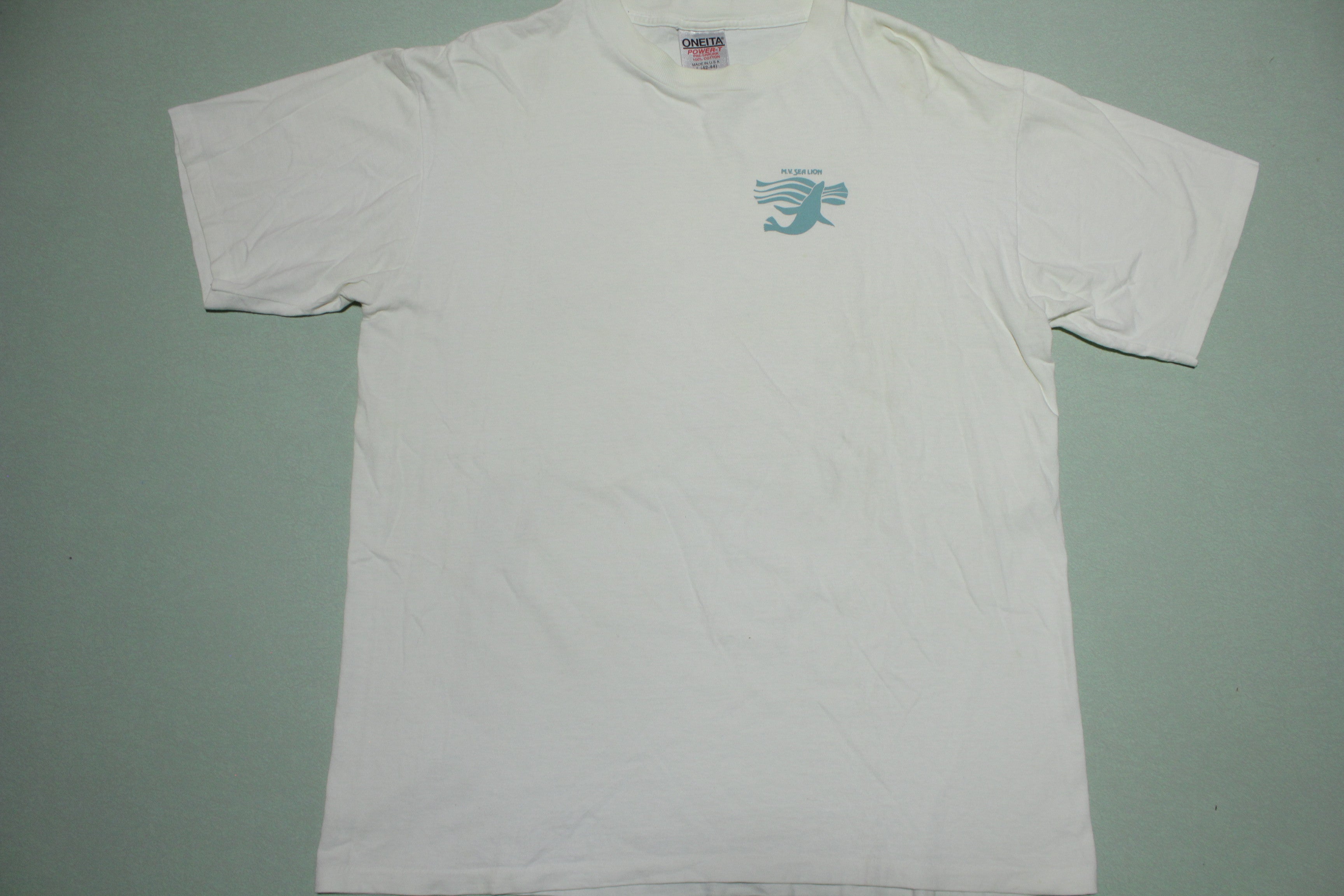 Ray Troll Vintage 90s 1991 One For The Birds M.V. Sea Lion Oneita
