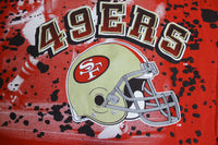 San Francisco 49ers Vintage All Over Print AOP 90s GTS Made in USA T-Shirt