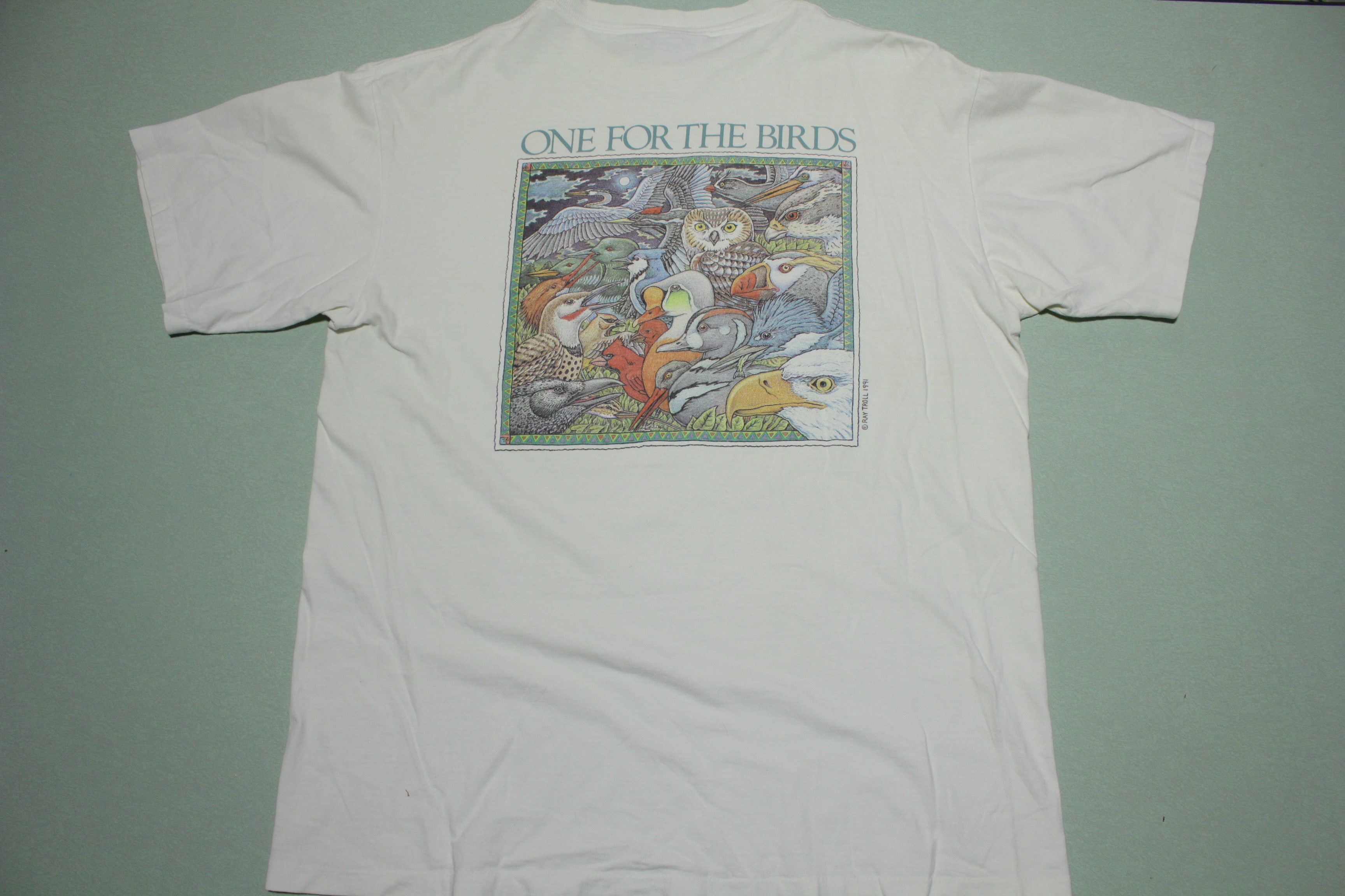 Ray Troll Vintage 90s 1991 One For The Birds M.V. Sea Lion Oneita