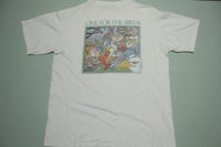 Ray Troll Vintage 90s 1991 One For The Birds M.V. Sea Lion Oneita T-Shirt