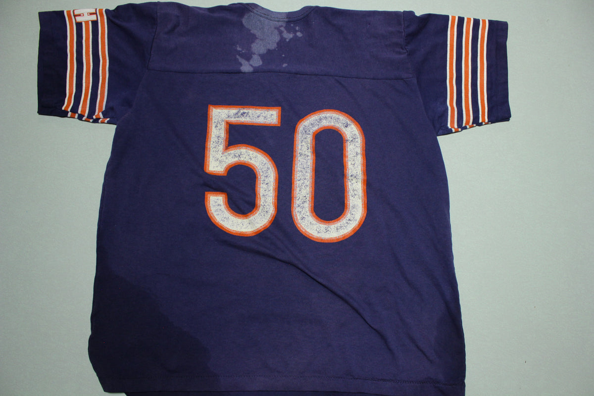 Chicago Bears Vintage 80s #50 Mike Singletary Superbowl Rawlings Jersey Shirt