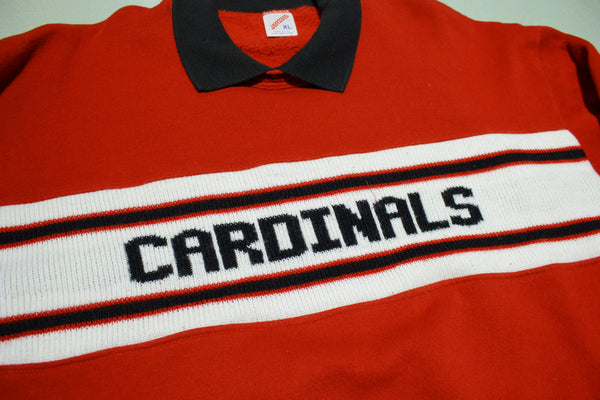 St Louis Cardinals Vintage 80s Knit Made in USA Crewneck Sweatshirt