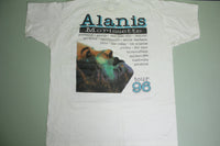 Alanis Morissette Jagged Little Pill 1996 Vintage Concert Tour Single Stitch 90s T-Shirt