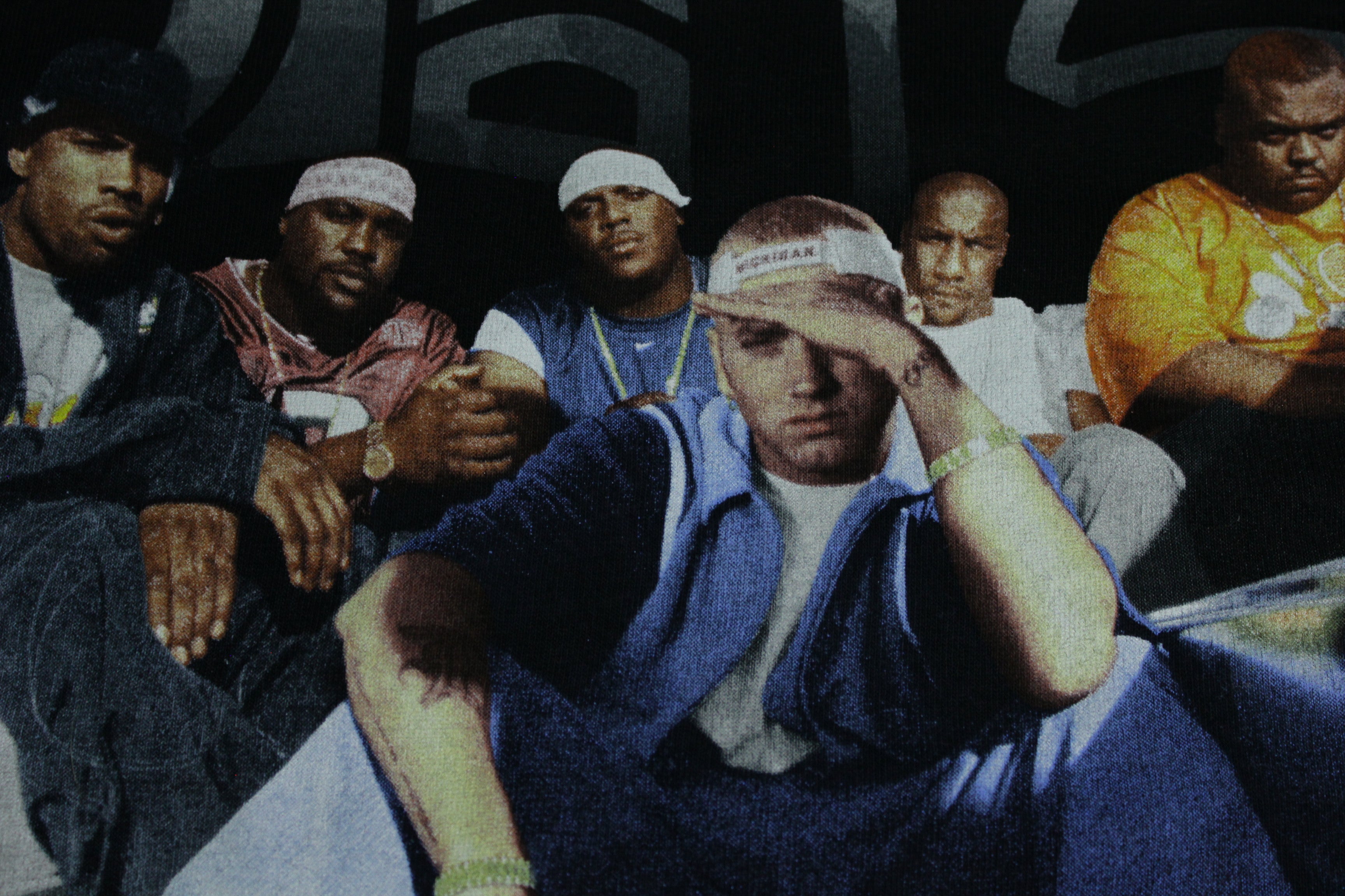 D12 2001 Vintage Eminem Band Photo 00's Rap Tee T-Shirt – The