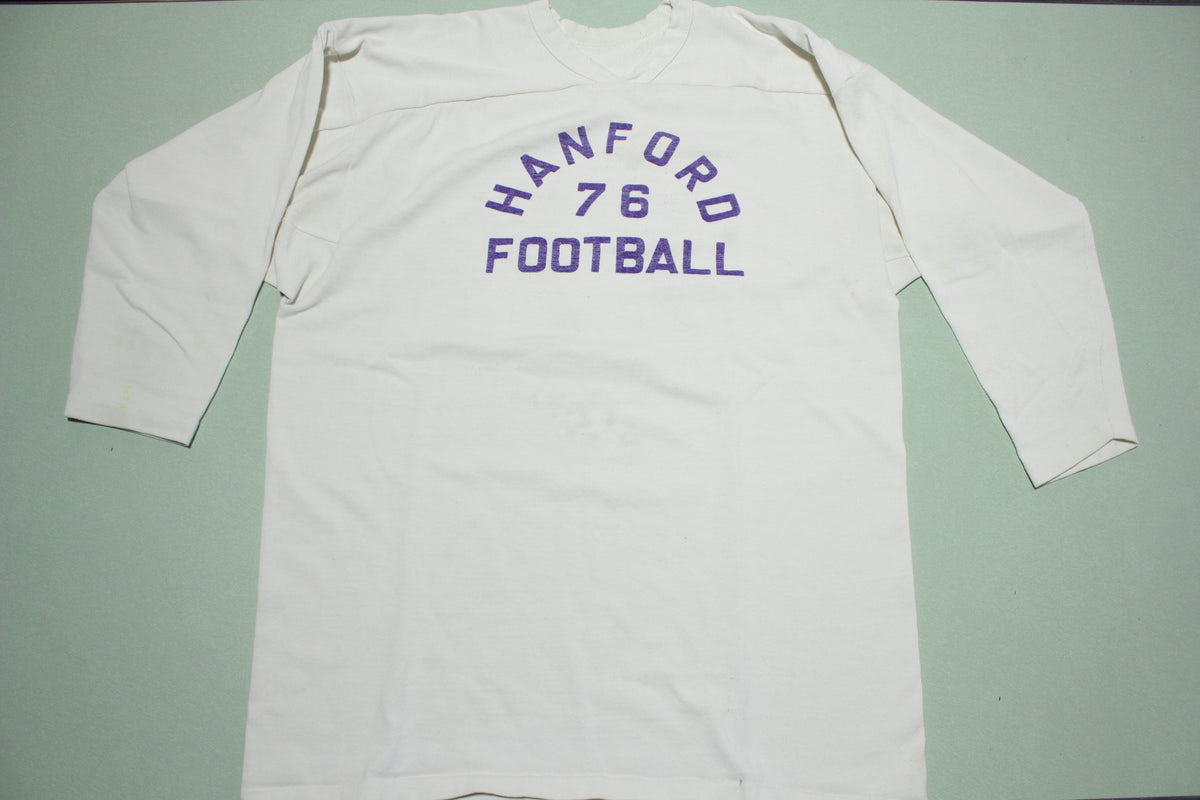 Hanford High School Falcons Vintage 1976 70s Football Jersey T-Shirt