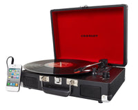 CROSLEY CRUISER 3-SPEED HOME STEREO RECORD PLAYER TURNTABLE SYSTEM BRIEFCASE AUX